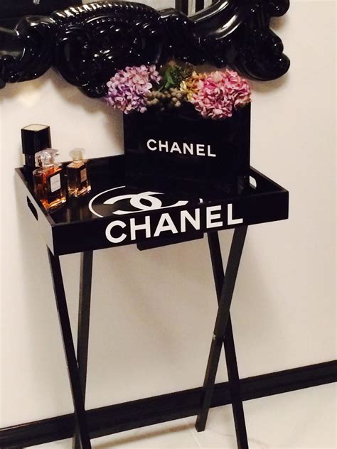 chanel perfume room decor